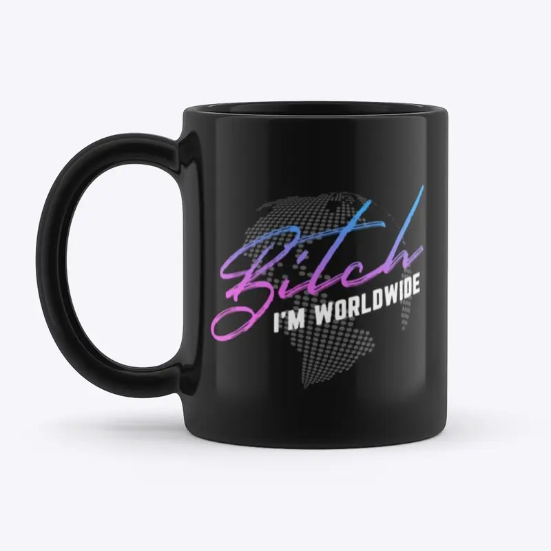 Worldwide Mug Black