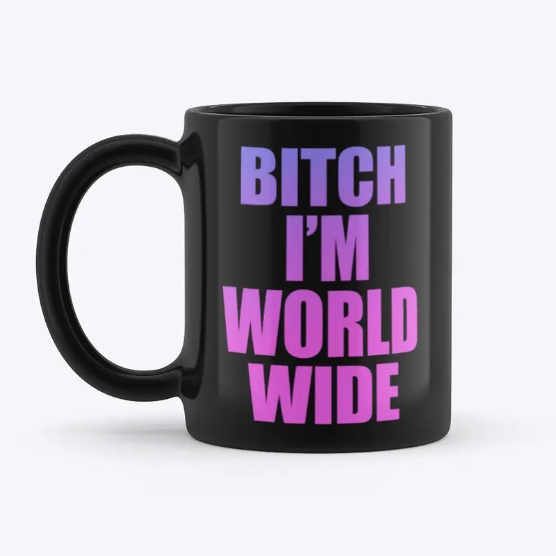 Worldwide 2  Mug Black