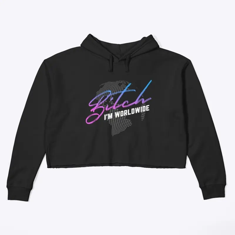 BWW Crop Hoodie (black)