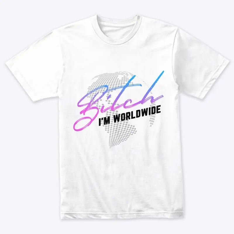 Worldwide Mens Tee White